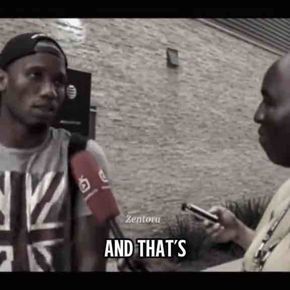 Didier Drogba interviewed by Arsenal Fan TV’s Robbie Lyle